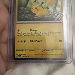 Pikachu 025/165 Holiday Calendar Pokemon TCG NM - Image 3