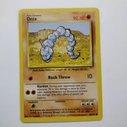 Pokemon TCG Onix Base Set 56/102 Regular Common. NM LP - Image 1