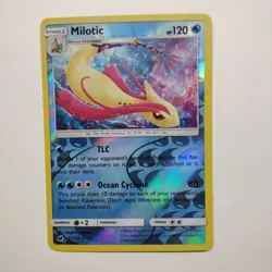 Pokemon TCG Milotic 27/111 Sm-Crimson Invasion Reverse Holo - Image 1