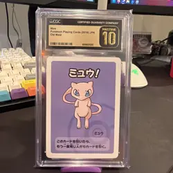 2019 Pokemon Playing Card Old Maid, JPN Mew, CGC 10 Pristine - Image 1