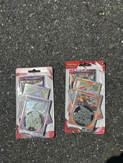 POKEMON~Destined Rivals PREMIUM Blister Pack **FACTORY SEALED/NEW 2 Packs - Image 1