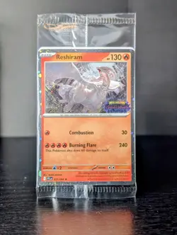 Pokemon Phantasmal Flames Reshiram 017/094 Promo Stamped Sealed - Image 1