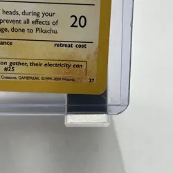 Pokemon TCG Pikachu Black Star Promo #27 WOTC 2000 - Image 4