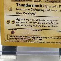 Pokemon TCG Pikachu Black Star Promo #27 WOTC 2000 - Image 5