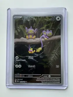 Pokemon TCG Aipom Paradox Rift 211/182 Holo Illustration Rare - NM / M - Image 4