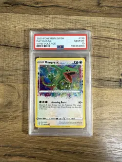 Rayquaza PSA 10 Vivid Voltage 138/185 Pokemon Card Gem Mint - Image 1