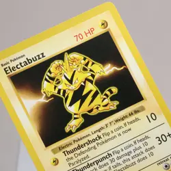 Pokemon TCG - Electabuzz 20/102 Base Set Rare Shadowless WOTC 1999 - EXC/NM - Image 1