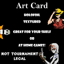 ART CARD ~ One Piece x Pokemon Pikachu Monkey D Luffy ENGLISH Leader 040 OP11 - Image 3