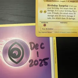 BIRTHDAY PIKACHU - Pokemon Celebrations: Classic Collection - TCG NM - Image 5
