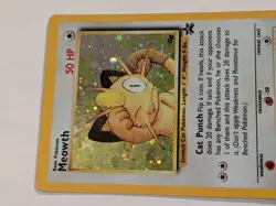 Meowth 10 - Pokemon TCG Wizards Black Star Promo Card GAME BOY VLP - Image 3