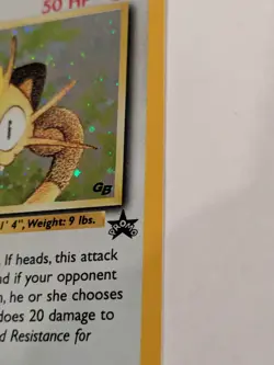 Meowth 10 - Pokemon TCG Wizards Black Star Promo Card GAME BOY VLP - Image 4