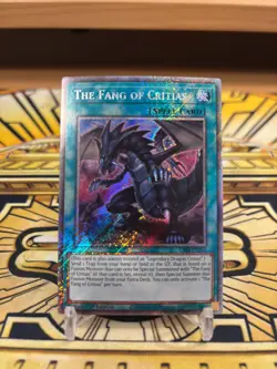 Yugioh Kralle des Critias Platinum Secret Rare RA04-EN255 - Image 1