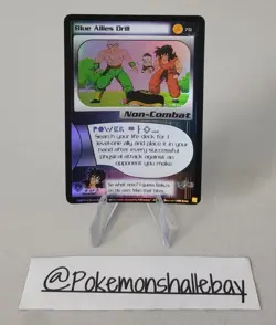 Blue Allies Drill 70 - FRIEZA Saga *LP* LIMITED FOIL DBZ Card - Image 1