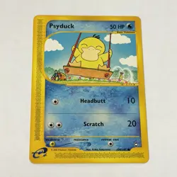 Pokemon TCG Aquapolis Psyduck Card 104/147 2002 Regular Near Mint Condition - Image 1