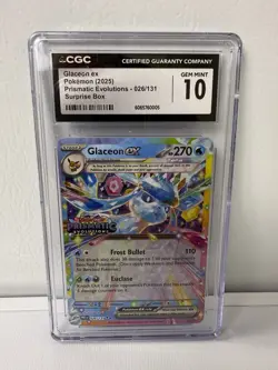Glaceon ex - (Prismatic Evolutions Stamp) 026/131 Cards & Products Holo - Image 1