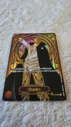 ART CARD ~ One Piece Shanks GOLD Textured ENGLISH ~ ART CARD luffy zoro manga - Image 4