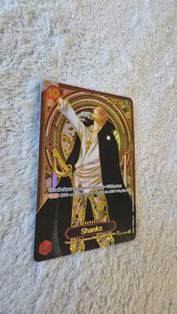 ART CARD ~ One Piece Shanks GOLD Textured ENGLISH ~ ART CARD luffy zoro manga - Image 5