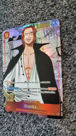 ART CARD ~ One Piece Shanks Manga Alt Art Textured ENGLISH 120 luffy zoro - Image 5