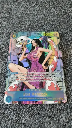 ART CARD ~ One Piece BOA HANCOCK Manga Alt Art Textured ENGLISH Luffy Zoro Nami - Image 3