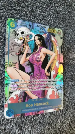 ART CARD ~ One Piece BOA HANCOCK Manga Alt Art Textured ENGLISH Luffy Zoro Nami - Image 4