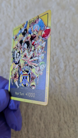 ART CARD One Piece x Lakers NBA Gold Don Textured ENGLISH Luffy Zoro Nami Don!! - Image 2