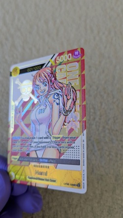 ART CARD One Piece Serial Number Nami Textured ENGLISH manga Luffy 106 ART CARD - Image 2