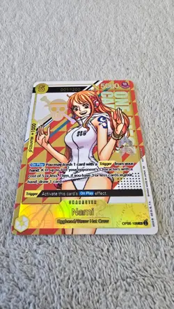 ART CARD One Piece Serial Number Nami Textured ENGLISH manga Luffy 106 ART CARD - Image 4