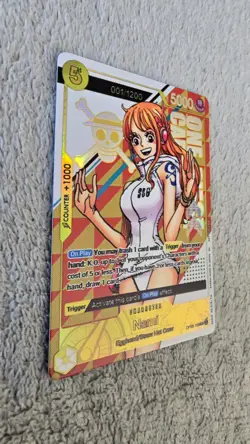 ART CARD One Piece Serial Number Nami Textured ENGLISH manga Luffy 106 ART CARD - Image 5