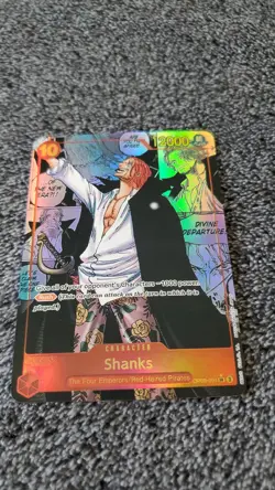 ART CARD ~ One Piece Shanks Emperors Manga Alt Art Textured ENGLISH 004 luffy - Image 3