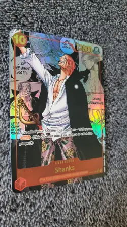 ART CARD ~ One Piece Shanks Emperors Manga Alt Art Textured ENGLISH 004 luffy - Image 4
