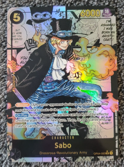 ART CARD ~ One Piece Sabo Manga Alt Art Textured ENGLISH 083 luffy zoro nami - Image 1
