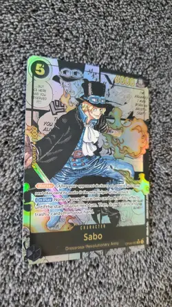 ART CARD ~ One Piece Sabo Manga Alt Art Textured ENGLISH 083 luffy zoro nami - Image 4
