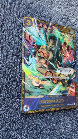 ART CARD One Piece Card 2023 Treasure Cup Top 8 Roronoa Zoro = Manga Luffy Nami - Image 4