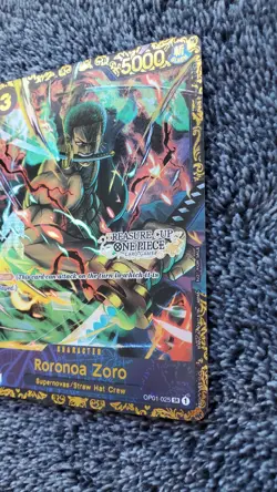 ART CARD One Piece Card 2023 Treasure Cup Top 8 Roronoa Zoro = Manga Luffy Nami - Image 5