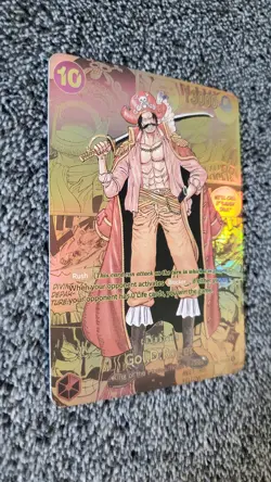 ART CARD = One Piece Gol D Roger Manga Alt Art Textured English Gold Luffy Zoro - Image 4