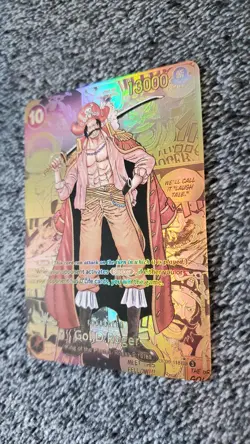 ART CARD = One Piece Gol D Roger Manga Alt Art Textured English Gold Luffy Zoro - Image 5