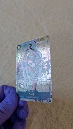ART CARD ~ One Piece SANJI Manga Alt Art Textured ENGLISH ~ ART CARD luffy zoro - Image 2