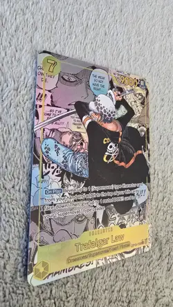 ART CARD One Piece Trafalgar Law Manga Textured ENGLISH Luffy Zoro Nami ART CARD - Image 5