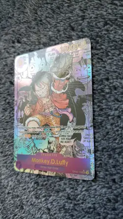 ART CARD ~ One Piece Monkey D Luffy Emperors Manga Alt Art Textured ENGLISH 119 - Image 5
