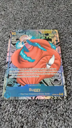 ART CARD ~ One Piece Buggy Emperors Manga Alt Art Textured ENGLISH 051 zoro nami - Image 3