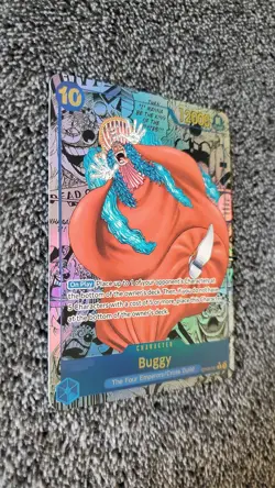 ART CARD ~ One Piece Buggy Emperors Manga Alt Art Textured ENGLISH 051 zoro nami - Image 4