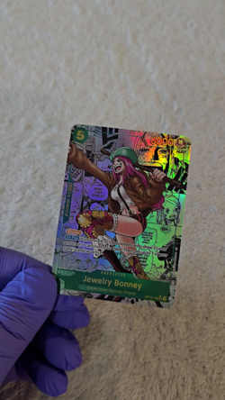 ART CARD ~ One Piece Jewelry Bonney Manga Alt Art Textured ENGLISH ~ Luffy - Image 2