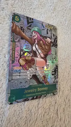 ART CARD ~ One Piece Jewelry Bonney Manga Alt Art Textured ENGLISH ~ Luffy - Image 5