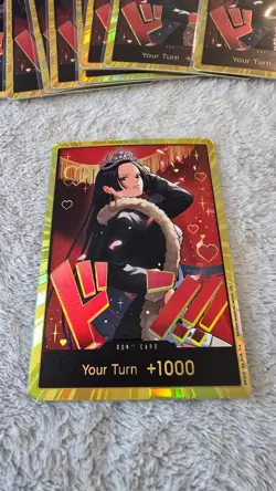 ART CARD One Piece Boa Hancock GOLD Don!! EB-03 Heroines Edition Don ENGLISH - Image 4
