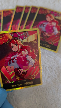 ART CARD One Piece Nami GOLD Don!! EB-03 Heroines Edition Don ENGLISH ~ ART CARD - Image 2