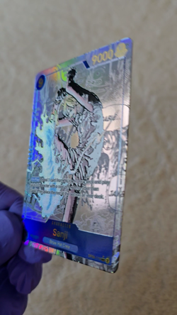 ART CARD ~ One Piece Sanji Manga Textured ENGLISH Zoro Nami Luffy ART MISPRINT - Image 2