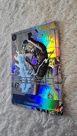 ART CARD ~ One Piece Sanji Manga Textured ENGLISH Zoro Nami Luffy ART MISPRINT - Image 5