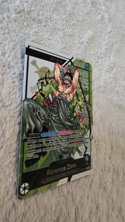 ART CARD One Piece Serial Number Roronoa Zoro Textured ENGLISH manga 020 Leader - Image 5