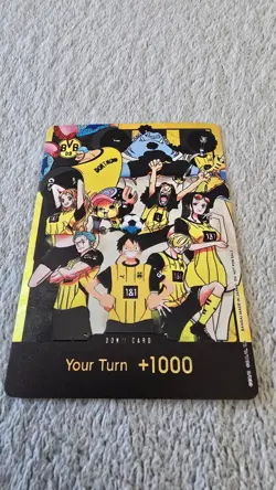 ART CARD ~ One Piece BVB Luffy Straw Hat Crew GOLD Don!! Dortmund ENGLISH 09 - Image 4