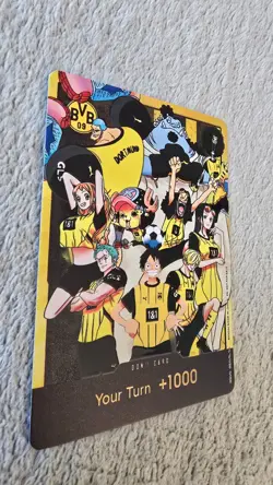 ART CARD ~ One Piece BVB Luffy Straw Hat Crew GOLD Don!! Dortmund ENGLISH 09 - Image 5